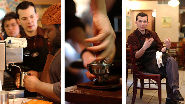 Oliver's training at Tazza DÓro Oliver's training at Tazza DÓro