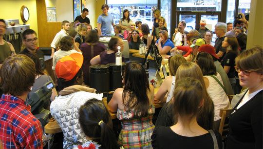 coffeeh-throwd Throwdown mob.